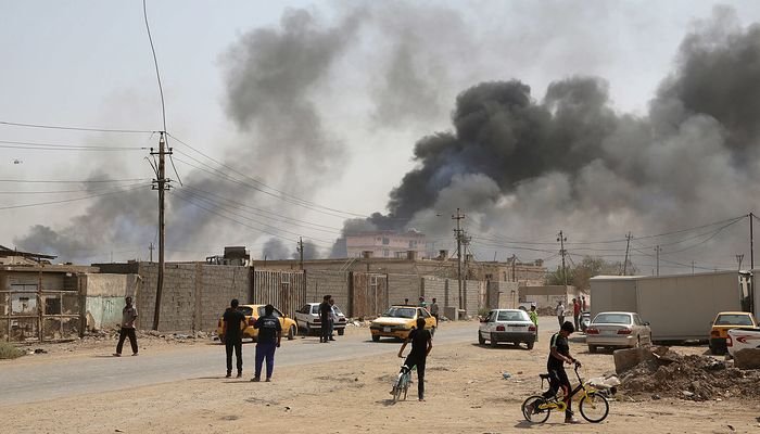 По военной базе США в Ираке ударили ракетами
