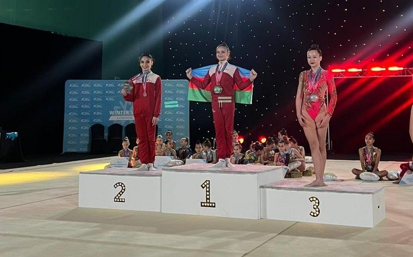 Азербайджанские гимнастки завоевали 7 медалей на международном турнире в Лондоне