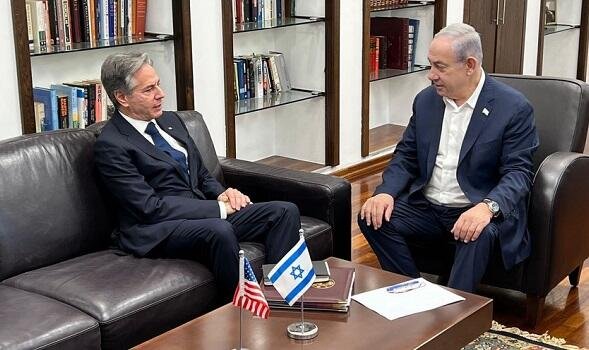Блинкен и Нетаньяху встретились за закрытыми дверями